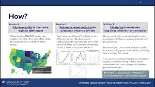 Intelligent Forecasting for COVID 19 in Collaboration with KPMG