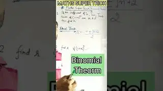Binomial theorem | JEE | NDA| airforce| navy| 2sec trick  #shorts