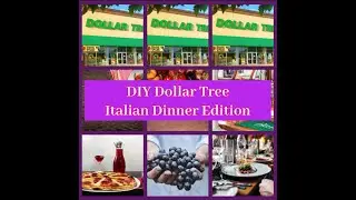 DIY Dollar Tree: Romantic Italian Dinner Edition