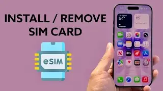 iPhone 17: How To Insert / Install / Remove a SIM Card [Easy Method]