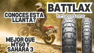 BATTLAX  AX 41F BRIGESTONE / es MEJOR que PIRELLI MT60 y METZELER SAHARA ENDURO 3
