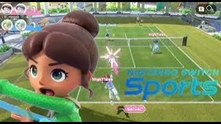 Getting to Infity Rank! Nintendo Switch Sports Tennis! #5