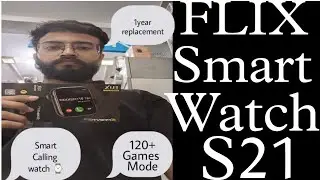 Flix Sprint S21 | Unboxing video| 120+face mods | Heart rate | Bp monetering| Oxygen sensor| 1600₹