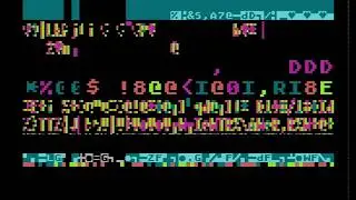 Invader Warning - 32 byte intro for Atari 8-bit computers
