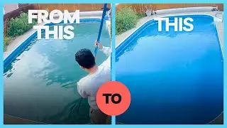 || From Green Pool to Dream Swimming Pool  || We Bought a New Home in Canada 🇨🇦 || 