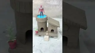 making clay house Beautiful 🏠#shorts #video #viral