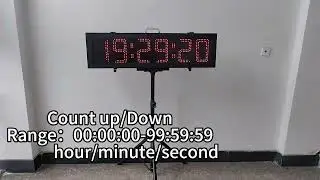 double sided clock with battery