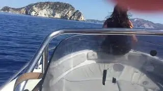 Zakynthos boot verhuur/rent a boat Zakynthos 60HP