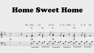 Home Sweet Home - Piano sheet music for kids | PDF Download
