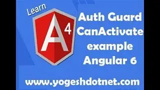 Can Activate Route Guard for User Authentication Angular 5 | angular login | hindi