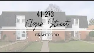 Condo Townhouse For Sale: 41-273 Elgin Street, Brantford