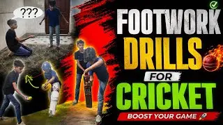 Footwork drills for cricket | #viralvideo #footworkdrills #crickethouse #cricket #trending