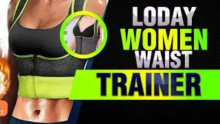 LODAY Women Neoprene Sauna Sweat Waist Trainer Vest with Zipper review 2019