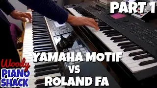 Yamaha MOTIF XF versus Roland FA Shootout! (PART 1)