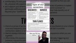 Soul connections #soulmate #twinflame #karmicpartner