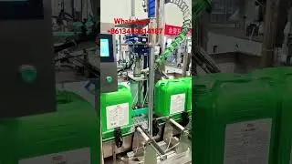 #Automatic50kgsquarebottlecappingmachine, screw capping machine.#fillingmachine