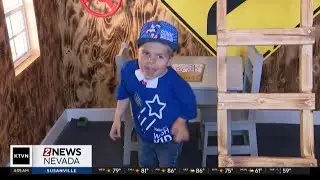 Make-a-Wish and local construction company build dream playhouse for four-year-old boy