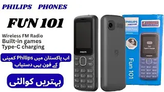 PHILIPS phones fun 101 unboxing! Philips phone review #keypadbestphonesinpakistan #fun101 #philips