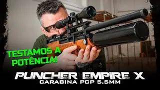 Testamos a Potência da PCP Puncher Empire X Kral Arms 5.5mm