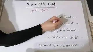 الجملة الإسمية { الصف الثامن }