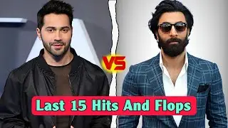 Varun Dhawan 🆚 Ranbir Kapoor Last 15 Hits And Flops Movies Comparison 🤯💥