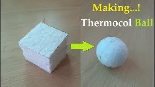 How do I make my own Thermocol Ball from a box