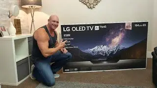 LG B9 OLED 65” 2019 года: распаковка, настенный монтаж и демонстрация