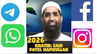 02-01-2026|Khatib -Zaid Patel(H)||Social Media ke Fayde|| Nuqsanat Masjid e Quba iplustv iic mumbai 