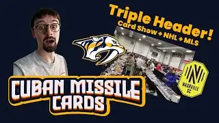 Sports Card Triple Header! $500 Local Card Show Challenge - Nashville Predators + Nashville SC 🔥⚽️🏒