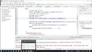 JDBC Connect Error ||JDBC not workig || No Suitable Driver Found for jdbc || communication link fail