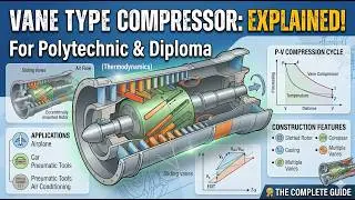 Vane Type Compressor | Construction Working Principle & Applications