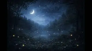 Forest Night Sounds 🌙 Crickets for Deep Sleep | Calm Nature Ambience (1 Hour)
