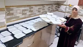 عملت اكبر كميه رز بلبن صدقه على روح ام مصطفى ووزعنا على الجيران والحبايب ودايما فى القلب والبال 🤍🕊️
