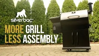 SILVERBAC Wood Pellet Smoker Grill Unboxing & Assembly - Grilla Grills