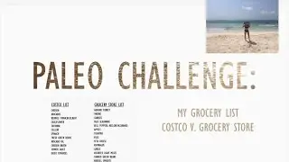 Paleo Challenge: My Grocery List (Costco v. Grocery Store)