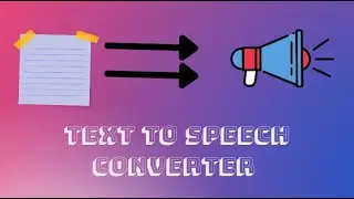 How to make Text To Speech converter only using html, css , and js | Source Code in description
