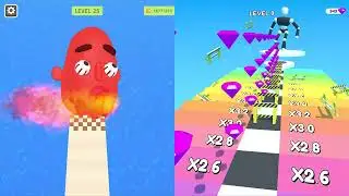 Sandwich Runner Vs Tall Man Run Gameplay Android,IOS