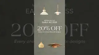 🔸 Lighting Sale You Don&rsquo;t Want to Miss &ndash; 20% OFF for a Limited Time!