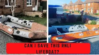 Ex RNLI Lifeboat - 1980&rsquo;s small inflatable boat - Can This Classic Be Restored?