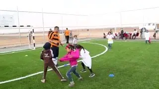English Premier League teaches soccer skills to refugees in Jordan