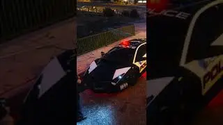STEALING POLICE LAMBORGHINI IN GTA V #shorts