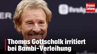 Was war da los? Thomas Gottschalk irritiert bei Bambi-Verleihung | krone.tv 