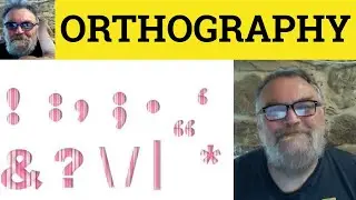 🔵 Orthography Meaning - Orthography Examples - Orthography Definition - Orthography Orthographic