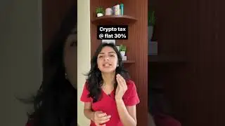 Crypto Tax in India - Explained | #shorts | Crypto Riya