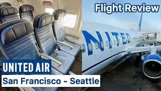 United Airlines | San Francisco to Seattle | Economy Class UA433 Trip Report B737-800