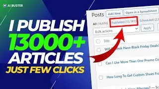 How To Generate 13000 of Article Just Few Click? | Auto Blogging Tools | Best AI Writing Tools