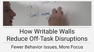 Fewer Behavior Issues, More Focus: How Writable Walls Reduce Off-Task Disruptions