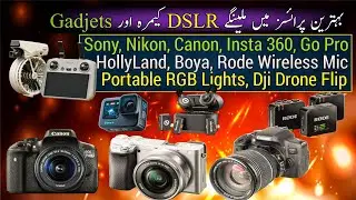 Цена на дроны Super Zoom DSLR Camon Sony Nikon Insta 360 Go Pro Boya Rode с беспроводным микрофон...