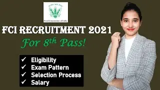 FCI Watchman Recruitment 2021 Form Apply, Salary, Selection Process