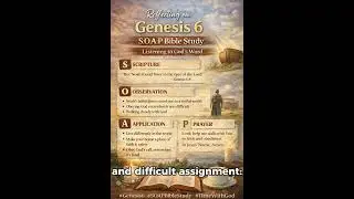 Genesis 6 | Walking With God Like Noah &ndash; SOAP Bible Journal